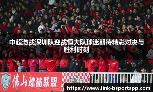 中超激战深圳队迎战恒大队球迷期待精彩对决与胜利时刻