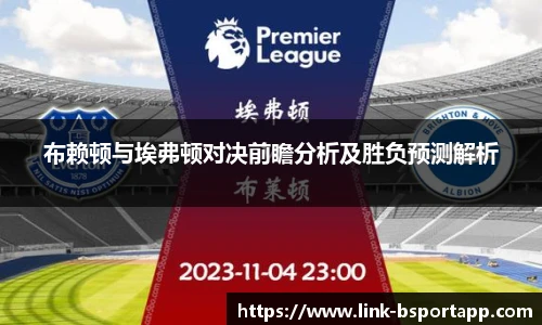 布赖顿与埃弗顿对决前瞻分析及胜负预测解析